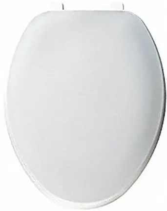 000 Toilet Seat Elongated Plastic Wh 1