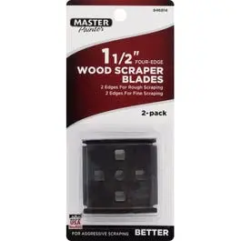 1-1/2-In. 4-Edge Scraper  Blades, 2-Pk. 1