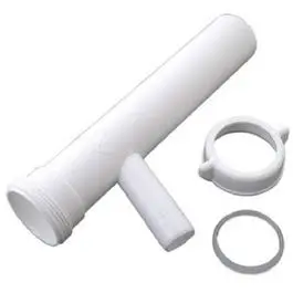 1-1/2-Inch O.D. Tube X 8-Inch With 3/4-Inch O.D. Plastic Dishwasher Branch Tailpiece 1