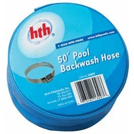 1-1/2 Inch X 50-Ft. Backwash Hose For Pool Filter Cleaning 1