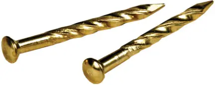 1 1/4 Brs Pltd F-Pak Trimnail 1