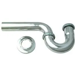 1-1/4-Inch O.D. Tube Chrome Lavatory Wall Drain P Trap 1