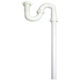 1-1/4-Inch O.D. Tube Slip Joint Lavatory Floor Drain S Trap 1