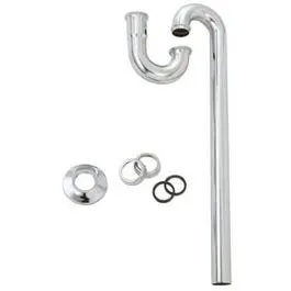 1-1/4-Inch O.D. Tube Slip Joint X 20-Inch Chrome Lavatory Floor Drain S Trap 1