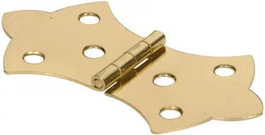 1-11/16  Solid Brass Decorative Hinge 1