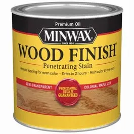 1/2-Pt. Colonial Maple Wood Finish 1