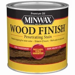 1/2-Pt. Dark Walnut Wood Finish 1