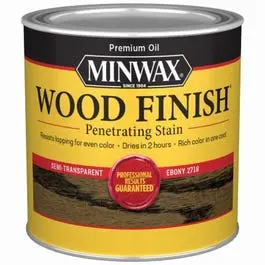 1/2-Pt. Ebony Wood Finish 1