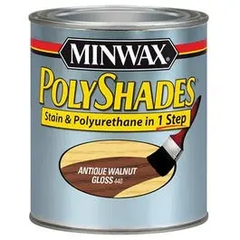 1/2-Pt. Gloss Antique Walnut Polyshades Wood Stain 1