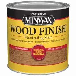 1/2-Pt. Red Chestnut Wood Finish 1