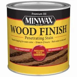 1/2-Pt. Red Mahogany Wood Finish 1