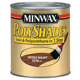 1/2-Pt. Satin Antique Walnut Polyshades Wood Stain 1