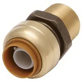 1/2 X 1/2-In. Mip Straight Pipe Connector, Lead-Free 1