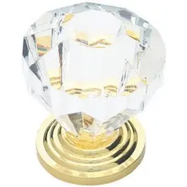1.25-In. Clear Acrylic Cabinet Knob 1
