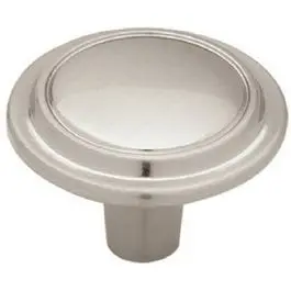 1.25-In. Nickel Ring Round Cabinet Knob 1