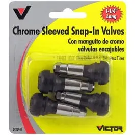 1.25-Inch Chrome Tire Valve Sleeve 1