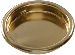 1-3/4  Brass Plated Cup Pull 1