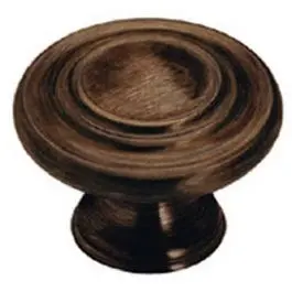 1-3/8-In. Bronze 3-Ring Cabinet Knob 1