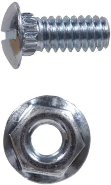 1/4X1/2  Zinc Plated Ribneck Bolts 1