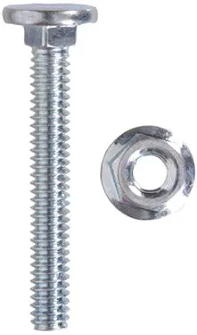 1/4X1-3/4  Zinc Plated Carrige Bolt W/Nt 1