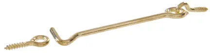 1.5  Solid Brass Gte Hook Eye 1