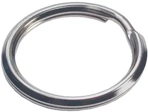 1  Nickel-Plated Split Key Rings 1