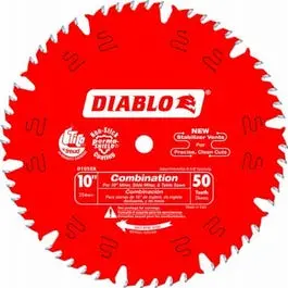 10-In. 50-Tpi Diablo Combination Blade 1