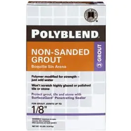 10-Lb. Natural Gray Non-Sanded Polyblend Grout 1