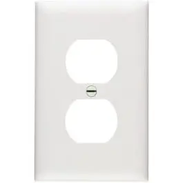 10-Pack White 1-Duplex Nylon Wall Plates 1