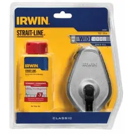 100-Ft. Aluminum Chalk Line Reel + Red Chalk, 4-Oz. 1