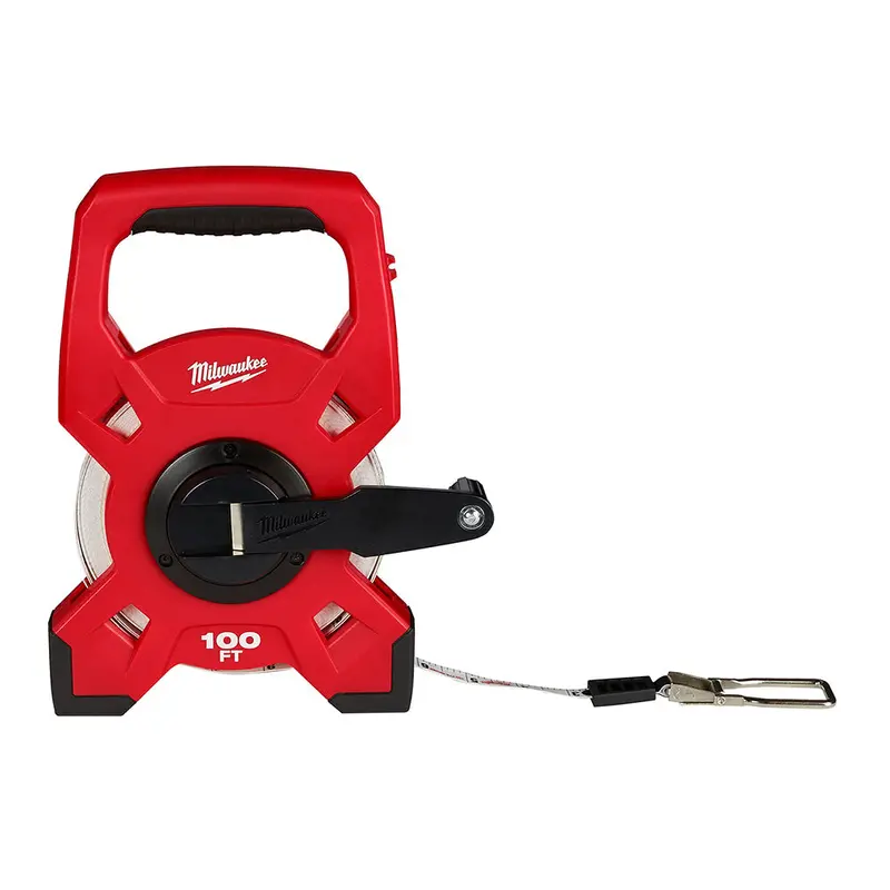 100 Ft. Steel Open Reel Long Tape Measure 1