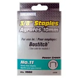 1000-Pack #11 Heavy-Duty 3/8-Inch Staple 1