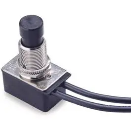 10A 1/3-Hp Single-Pole/Single-Throw Push Button Switch 1