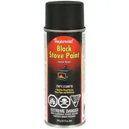 12-Oz. Matte Black Hi-Temperature Spray Paint 1