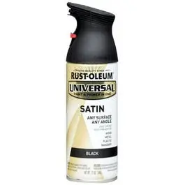 12-Oz. Satin Black Spray Paint 1