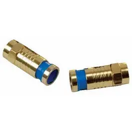 12-Pack Rg6 Quad Compression Connector 1