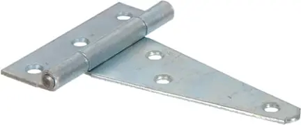 12  Zinc Plated Heavy T-Hinge 1