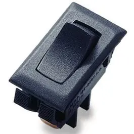 12A Medium-Duty Black Rocker Switch With Spade Terminals 1