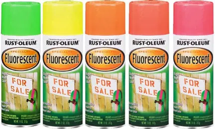 12Oz Fluorescent Yellow P/T Spray 1