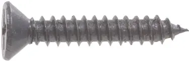 12X1-1/4  Black Wood Screw 1