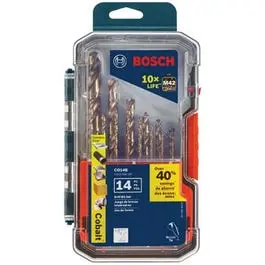 14-Pc. Cobalt Metal Drill Bit Set 1
