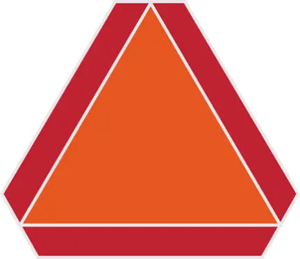 14  X 16  Orange And Redslw Mving Vhcle 1