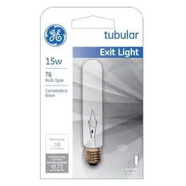 15-Watt Clear Exit Sign Light Bulb 1