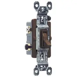 15A Brown 3-Way Toggle Switch 1