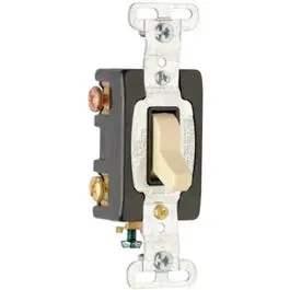 15A Ivory Premium 3-Way Toggle Switch 1