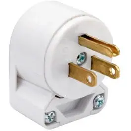 15A White 8-Position Angle Plug 1