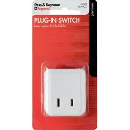 15A White Plug In Cord Switch 1