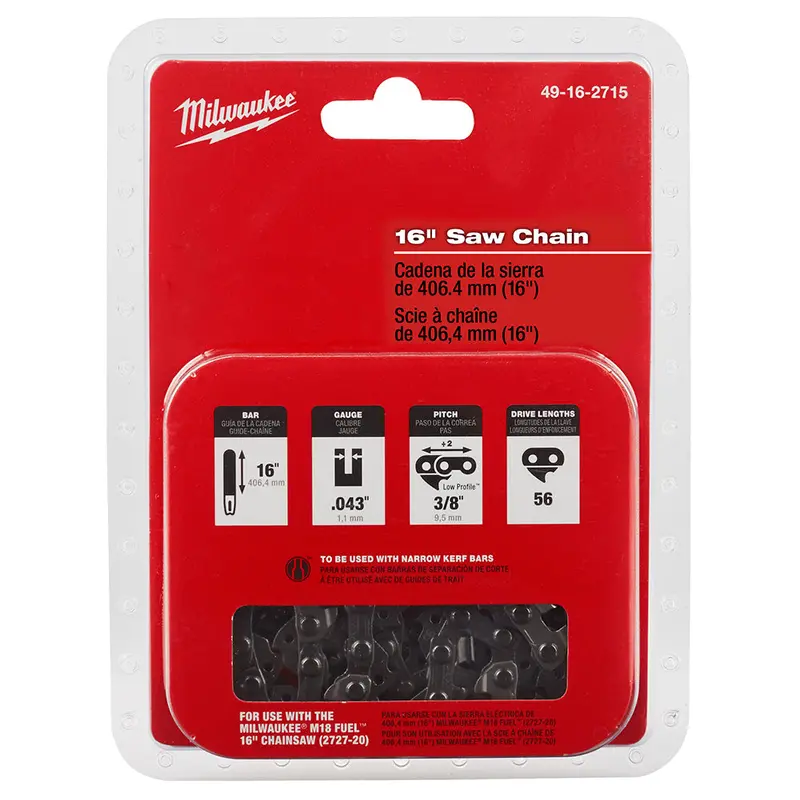 16 In. Replacement Chainsaw Chain 1