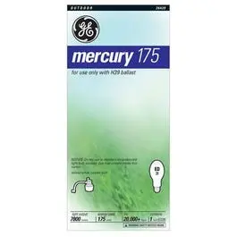 175-Watt White Deluxe Mercury Vapor Light Bulb 1