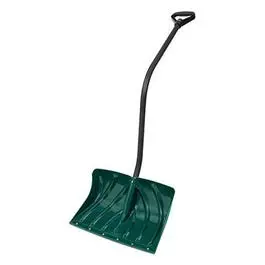 18-In. Poly Snow Shovel/Pusher With Ergo S-Handle 1